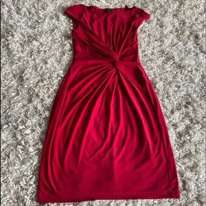 Ralph Lauren Red Pencil Dress Size: 2P